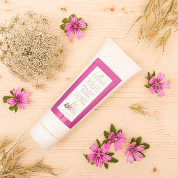 POTENTILLA - Nourishing and Toning Body and Hand Cream with Extracts of Oat, Mallow and Wild Carrot (250g)